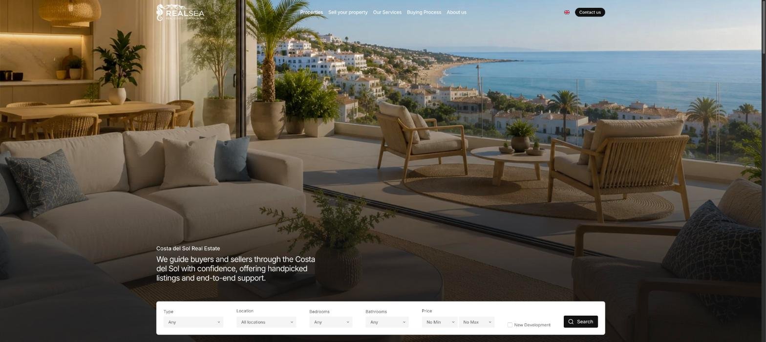 Proyecto Realsea Real Estate de AIRIS